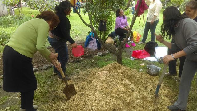 Elaboración de bocashi